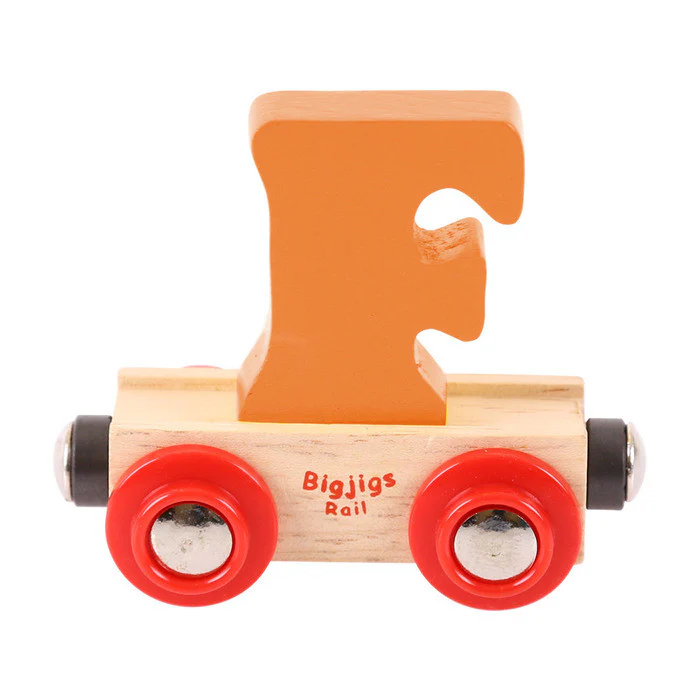 BigJigs BR106 - Rail Name Letter F (Colors Vary) - Image 7