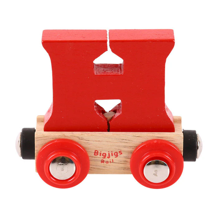 BigJigs BR108 - Rail Name Letter H (Colors Vary) - Image 2
