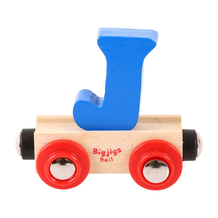 BigJigs BR110 - Rail Name Letter J (Colors Vary) - Image 5