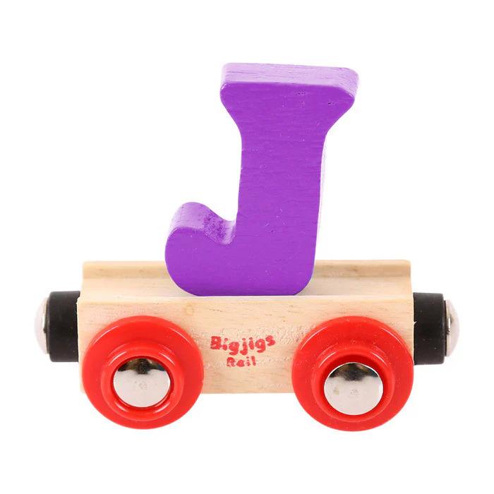 BigJigs BR110 - Rail Name Letter J (Colors Vary) - Image 6