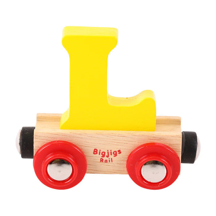 BigJigs BR112 - Rail Name Letter L (Colors Vary) - Image 4