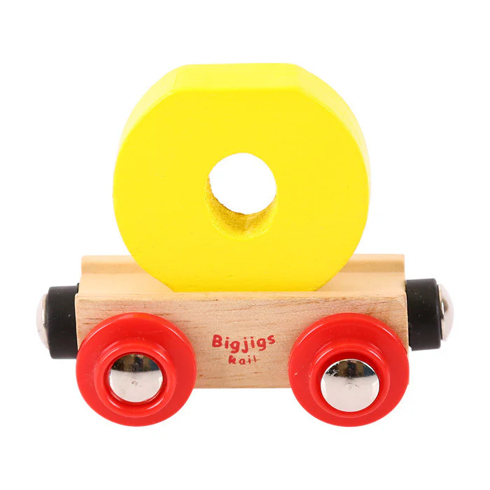 BigJigs BR115 - Rail Name Letter O (Colors Vary) - Image 4
