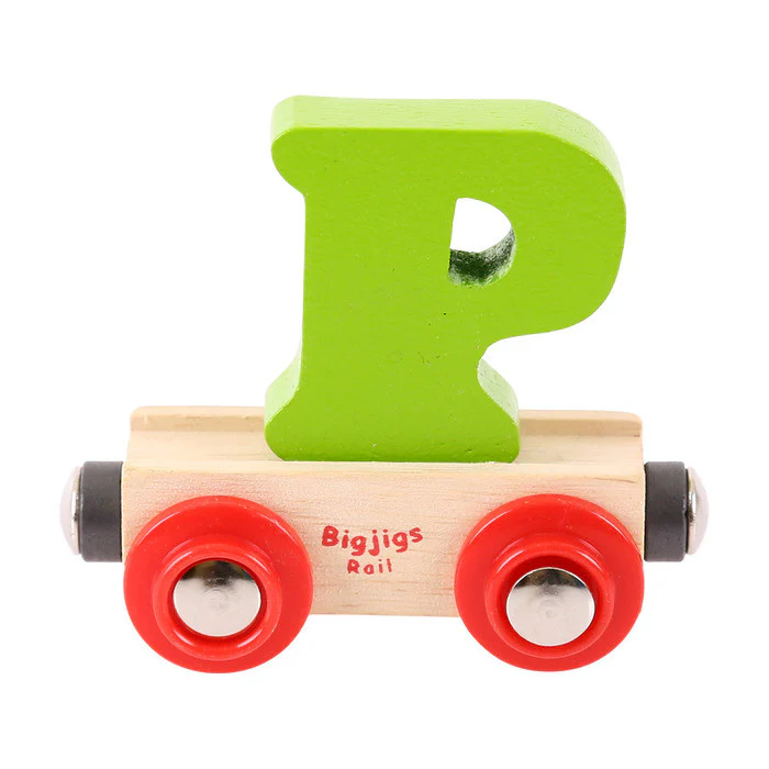 BigJigs BR116 - Rail Name Letter P (Colors Vary) - Image 3