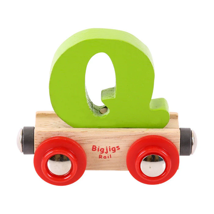 BigJigs BR117 - Rail Name Letter Q (Colors Vary) - Image 3