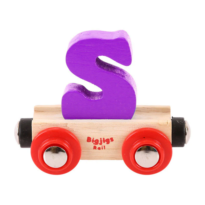 BigJigs BR119 - Rail Name Letter S (Colors Vary) - Image 6