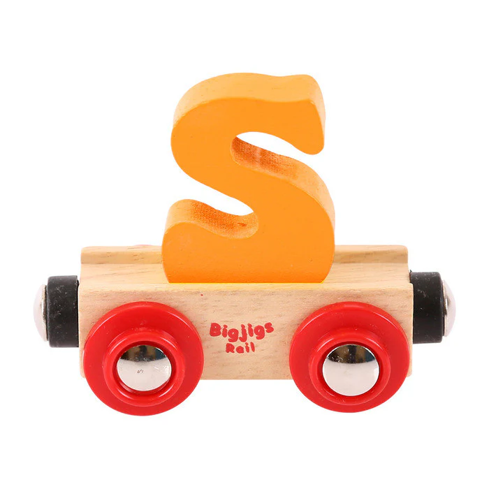 BigJigs BR119 - Rail Name Letter S (Colors Vary) - Image 7