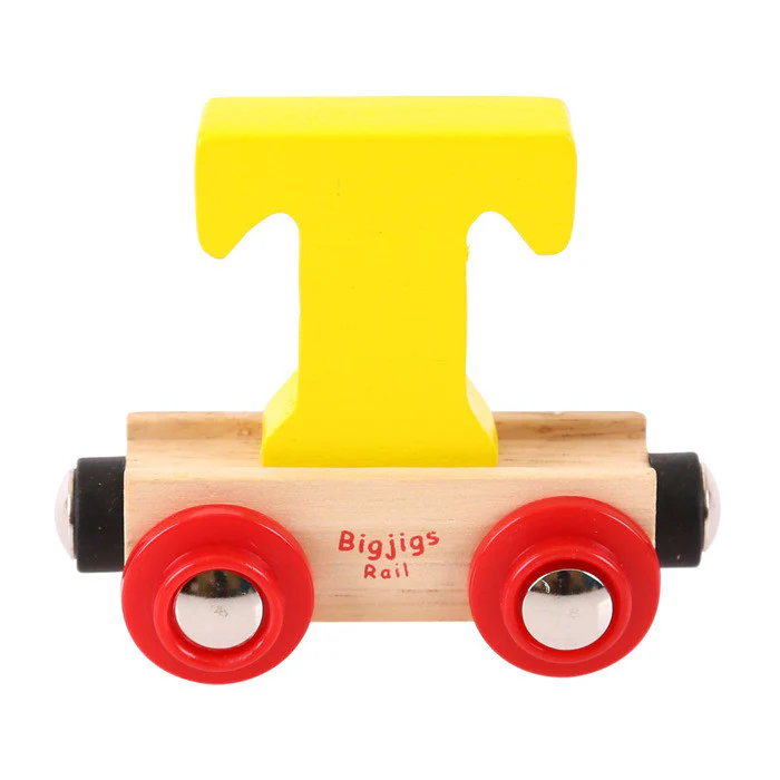 BigJigs BR120 - Rail Name Letter T (Colors Vary) - Image 4