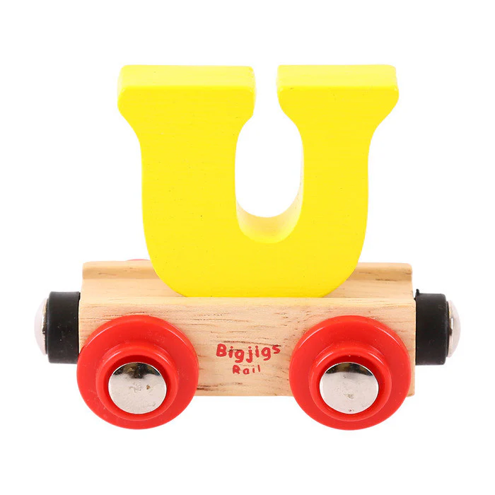 BigJigs BR121 - Rail Name Letter U (Colors Vary) - Image 4