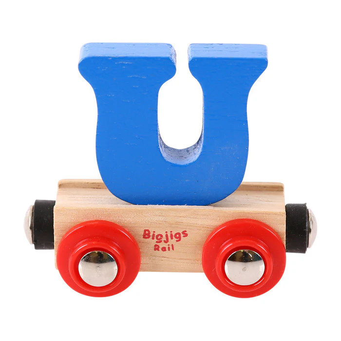BigJigs BR121 - Rail Name Letter U (Colors Vary) - Image 5