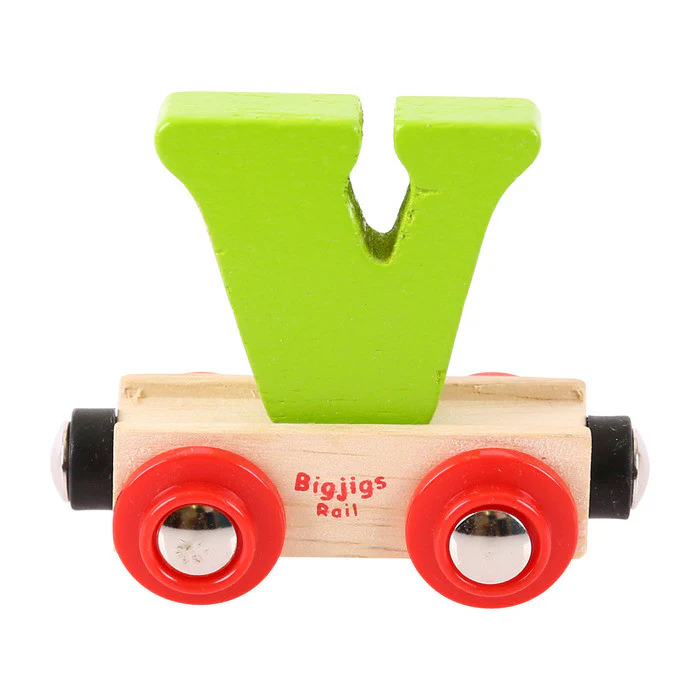 BigJigs BR122 - Rail Name Letter V (Colors Vary) - Image 3