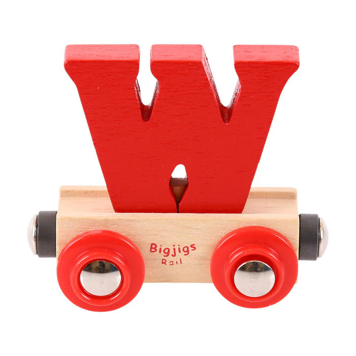 BigJigs BR123 - Rail Name Letter W (Colors Vary) - Image 2