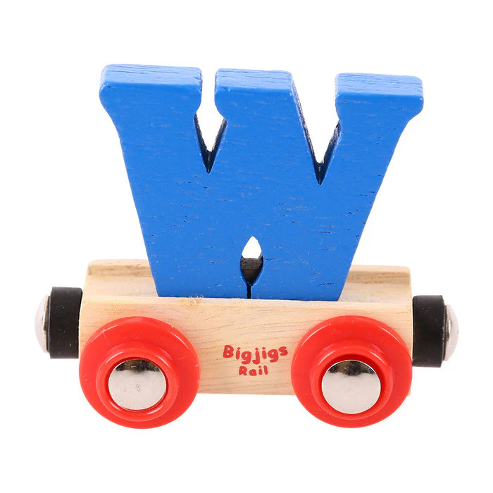 BigJigs BR123 - Rail Name Letter W (Colors Vary) - Image 5