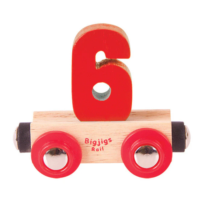 BigJigs BR136 - Rail Name No.6 (Colors Vary) - Image 2