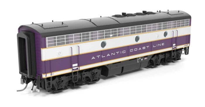 Broadway Limited Imports HO 9651 - EMD F3A/B Diesel Locomotive Set "Atlantic Coast Line" #339, 339B (Purple, Silver, Yellow) DC/Stealth - Image 2
