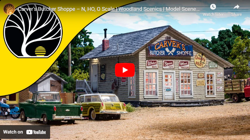 Woodland Scenics BR5872 - Carver's Butcher Shoppe - Image 2