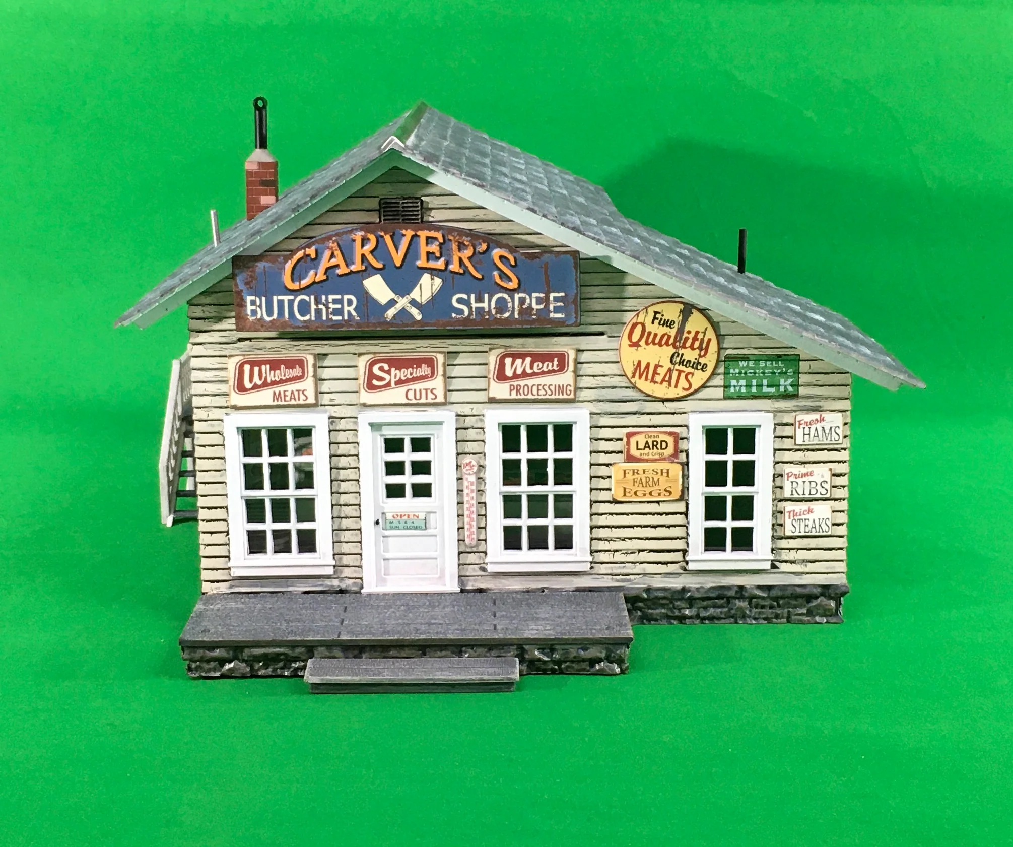 Woodland Scenics BR5872 - Carver's Butcher Shoppe - Image 3