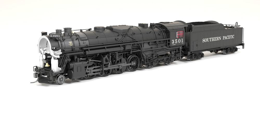 Broadway Limited Imports HO 7900 - 2-8-4 T1a Berkshire Steam Locomotive "Southern Pacific" #3501 w/DCC&Sound (4-Axle Tender) - Image 5