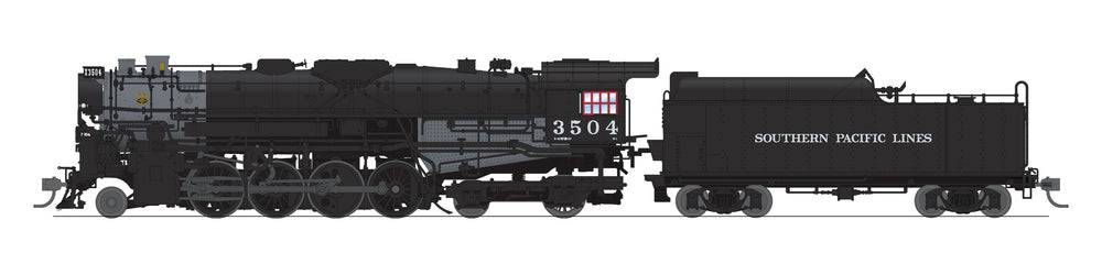 Broadway Limited Imports HO 7902 - 2-8-4 T1a Berkshire Steam Locomotive "Southern Pacific" #3508 w/DCC&Sound (4-Axle Tender) - Image 4