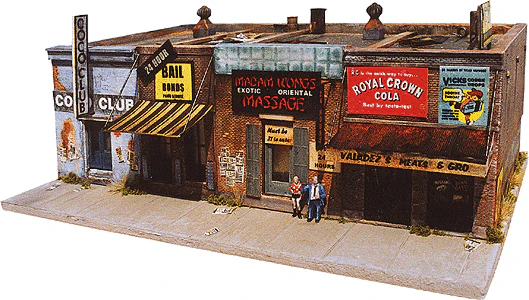 Downtown Deco HO 1002 - Addams Avenue Building (Kit) Part Two