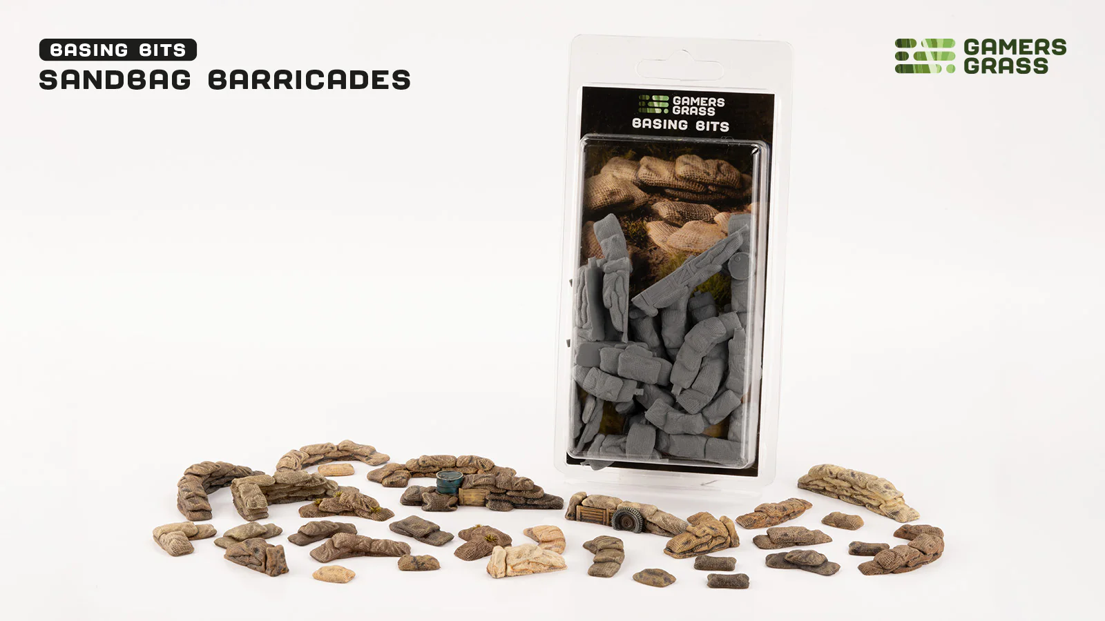Gamers Grass GGBB-SB - Basing Bits - Sandbag Barricades - Image 3