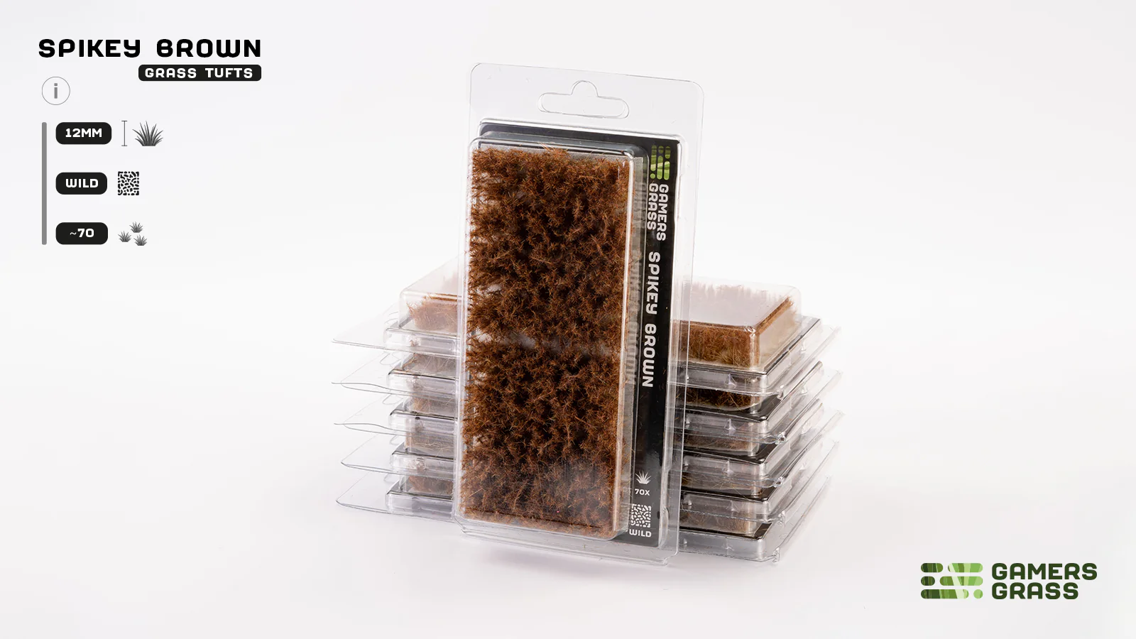 Gamers Grass GGK-B - Spikey Brown - Image 3