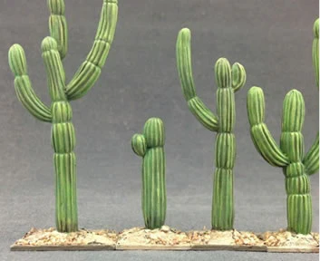 Grand Central Scenery T46 - 2"-4" Assorted Realistic Cactus (7-Pack)