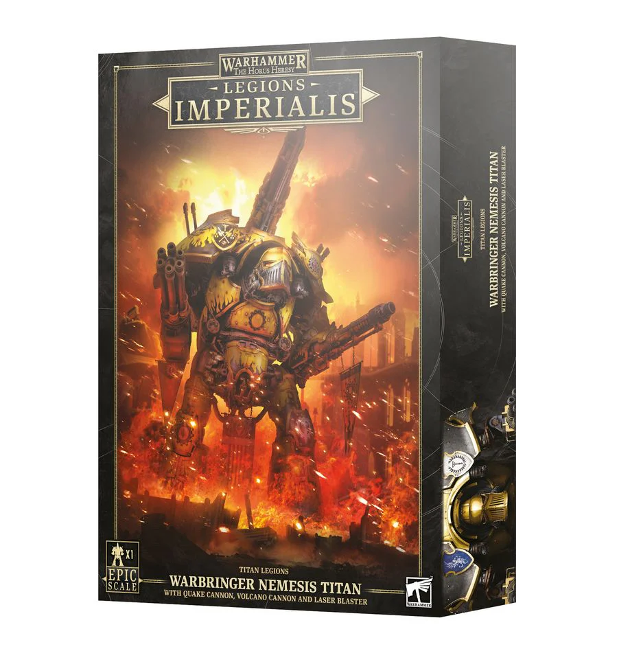 Games Workshop 03-25 - Legions Imperialis - Titan Legions: Warbringer Nemesis Titan with Quake Cannon