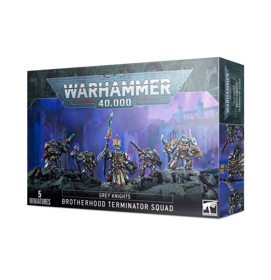 Games Workshop 57-09 - Warhammer 40,000 - Grey Knights: Brotherhood Terminator Squad - Image 4
