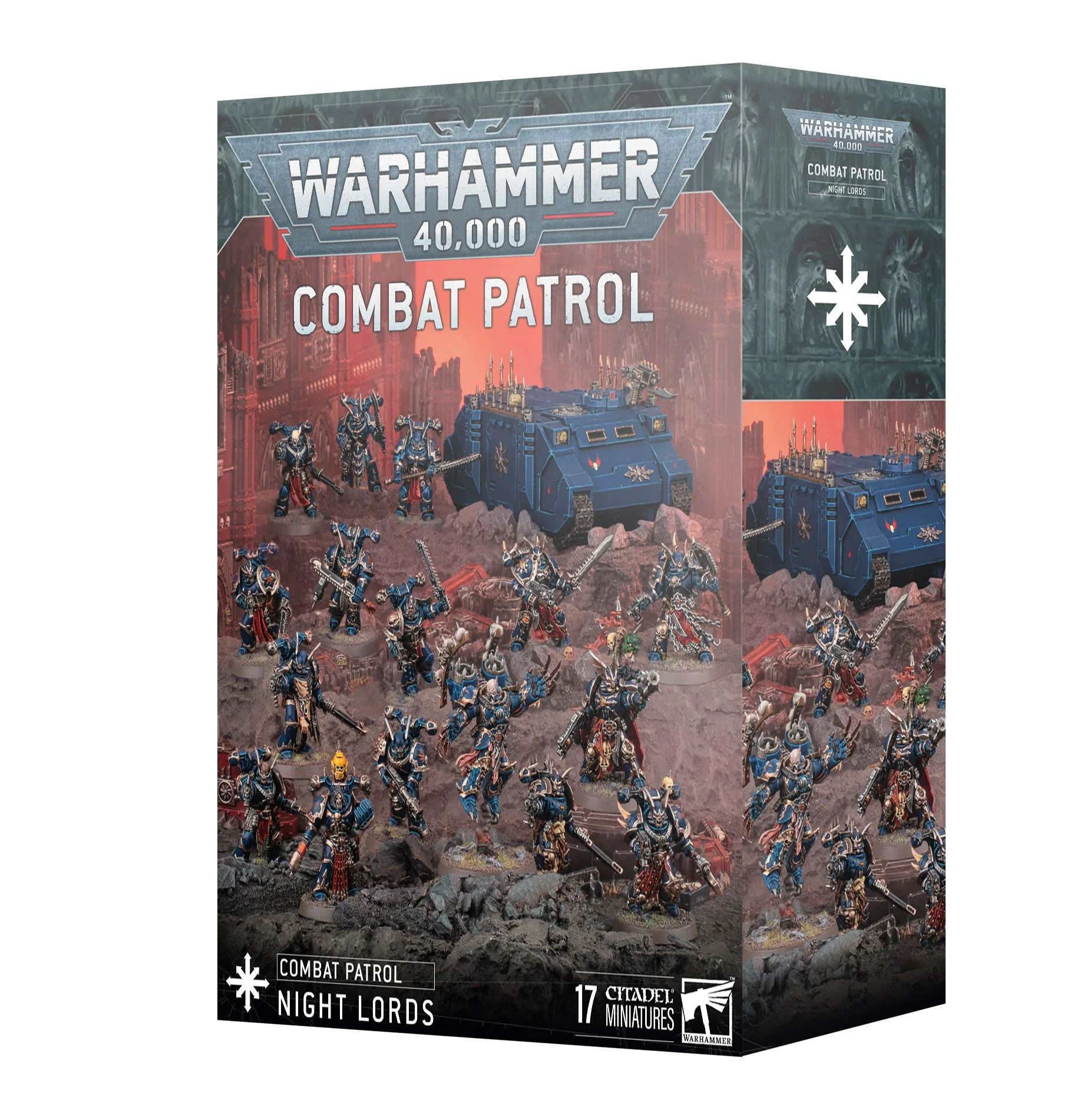 Games Workshop 73-432 - Warhammer 40,000 - Chaos Space Marines: Night Lords Combat Patrol
