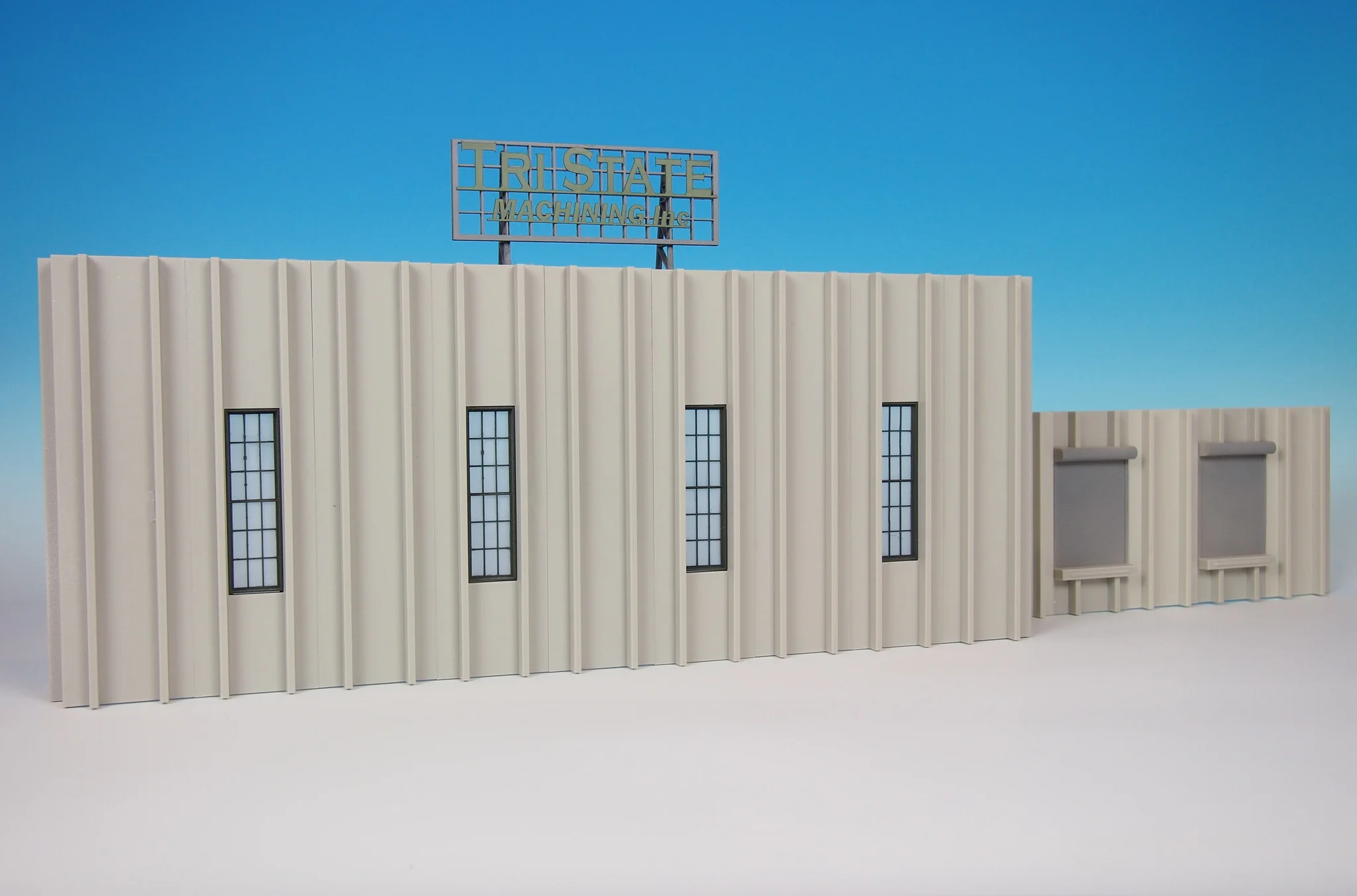 Korber Models #TT2301 - O Scale - Tri State Machining Background Building Kit - Image 4