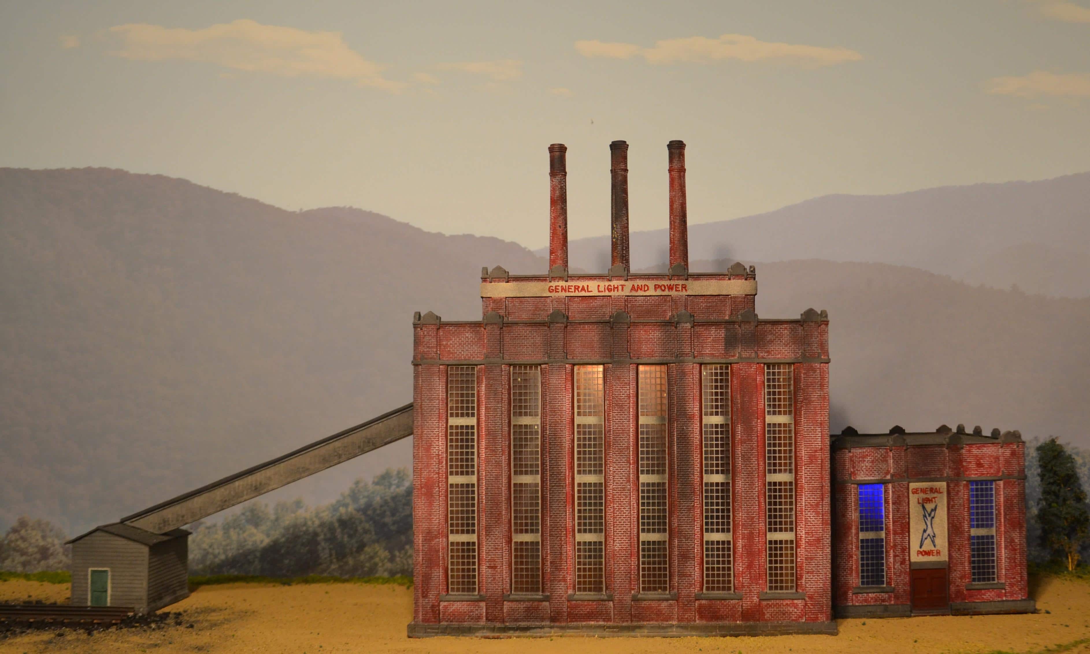 Korber Models #107 - HO Scale - General Light & Power Plant Kit - Image 2