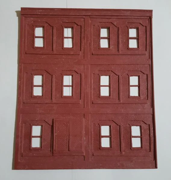 Korber Models #D0066 - O Scale - Factory Wall #1 Front w/ Dock Door