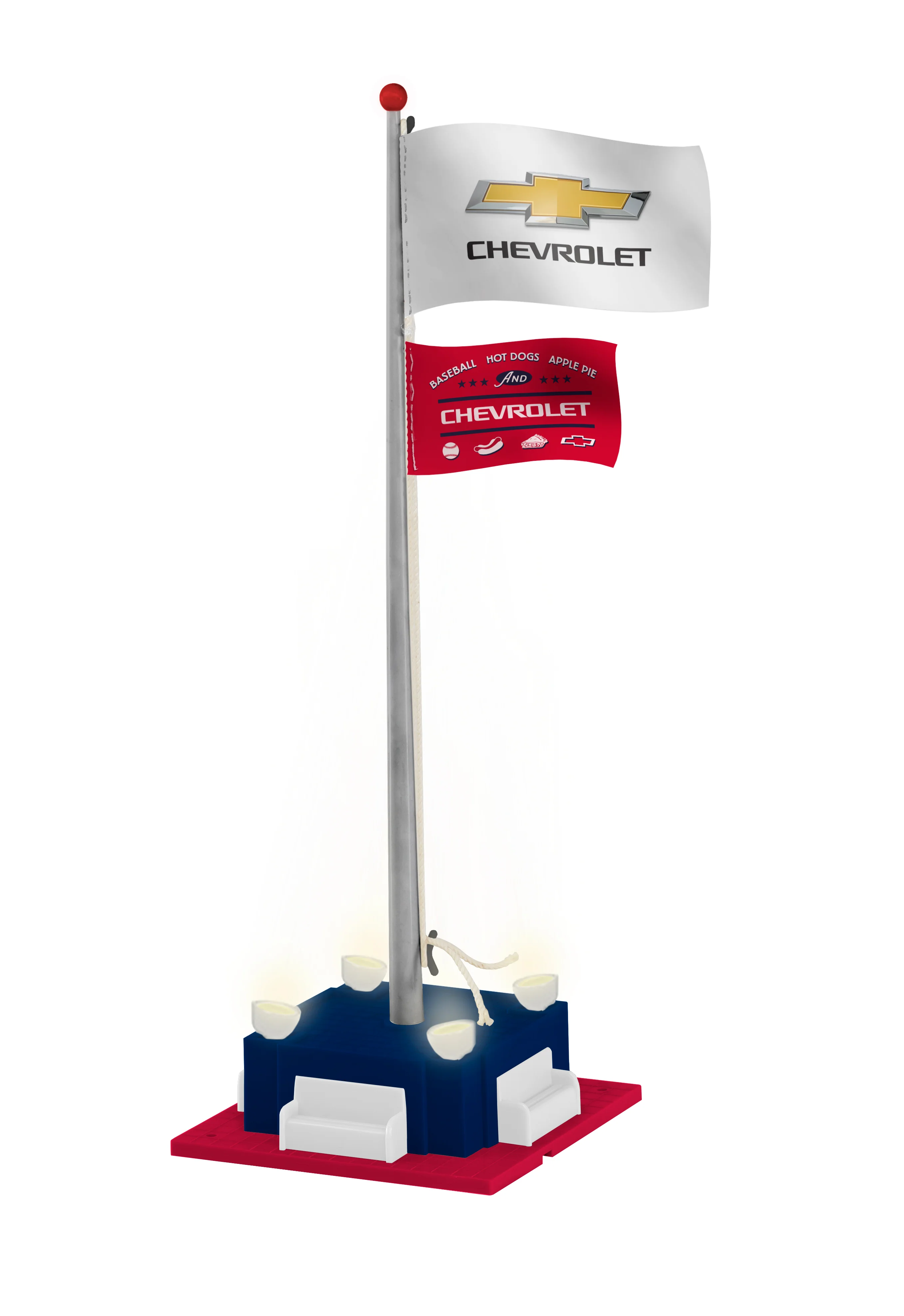 Lionel 2129340 - Flagpole "Chevy" - Image 5