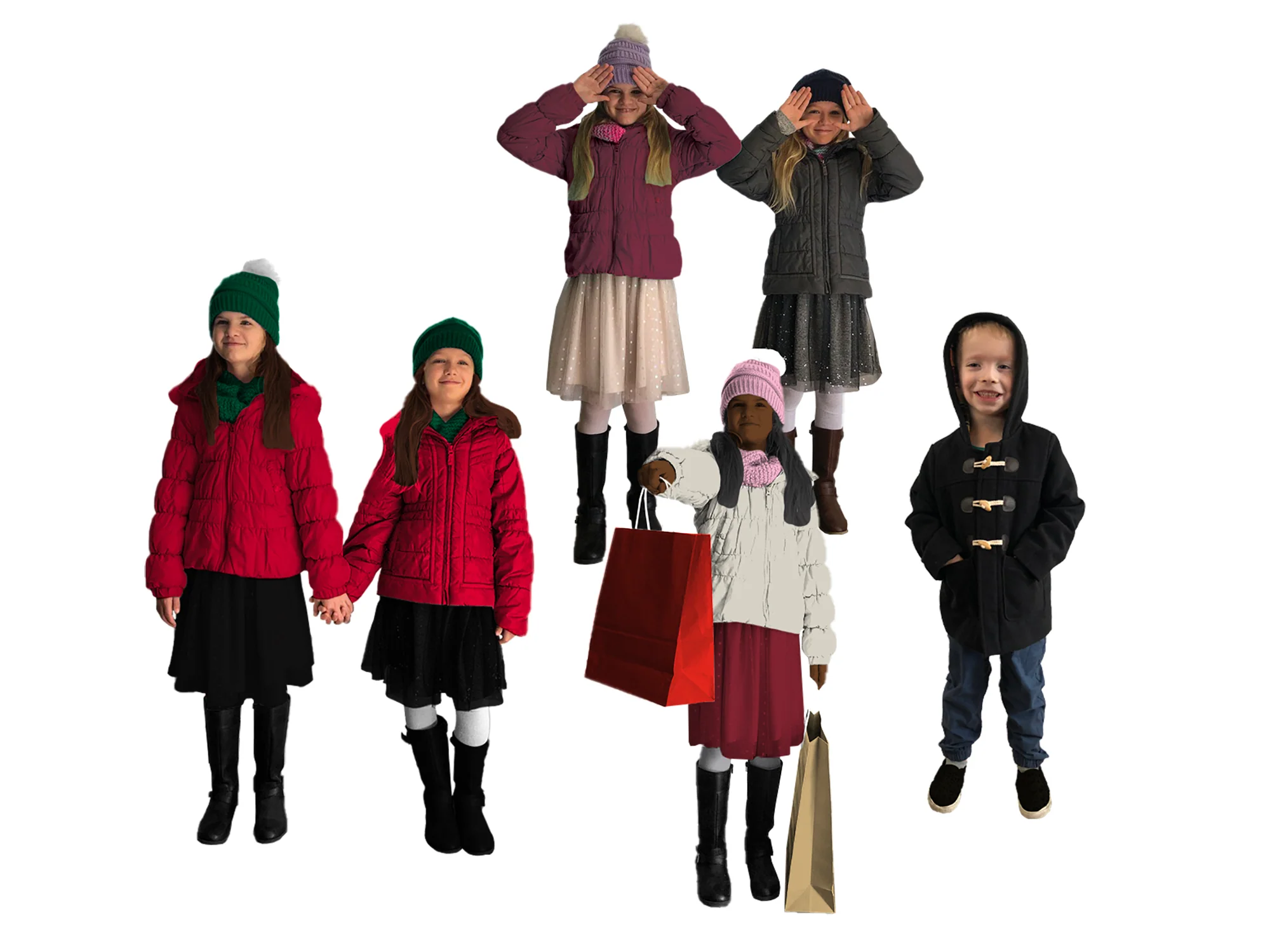 Lionel 2130120 - Figures "Window Shopping Children" (6-Pack) - Image 2