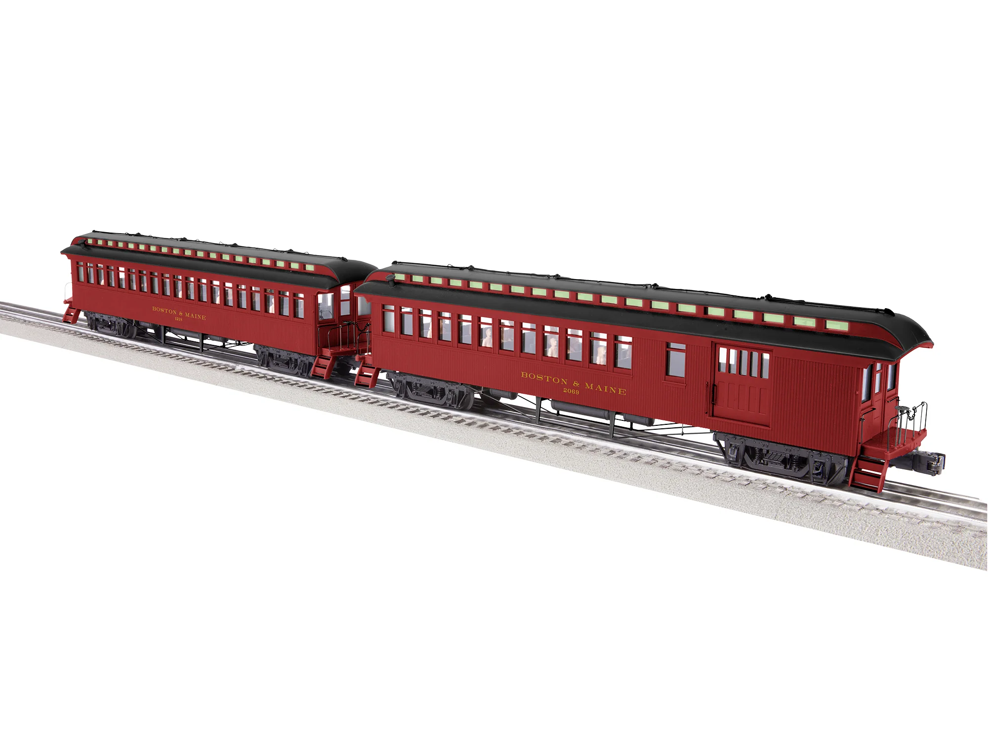 Lionel 2227100 - Wood Coach "Boston & Maine" (2-Car) Set 2