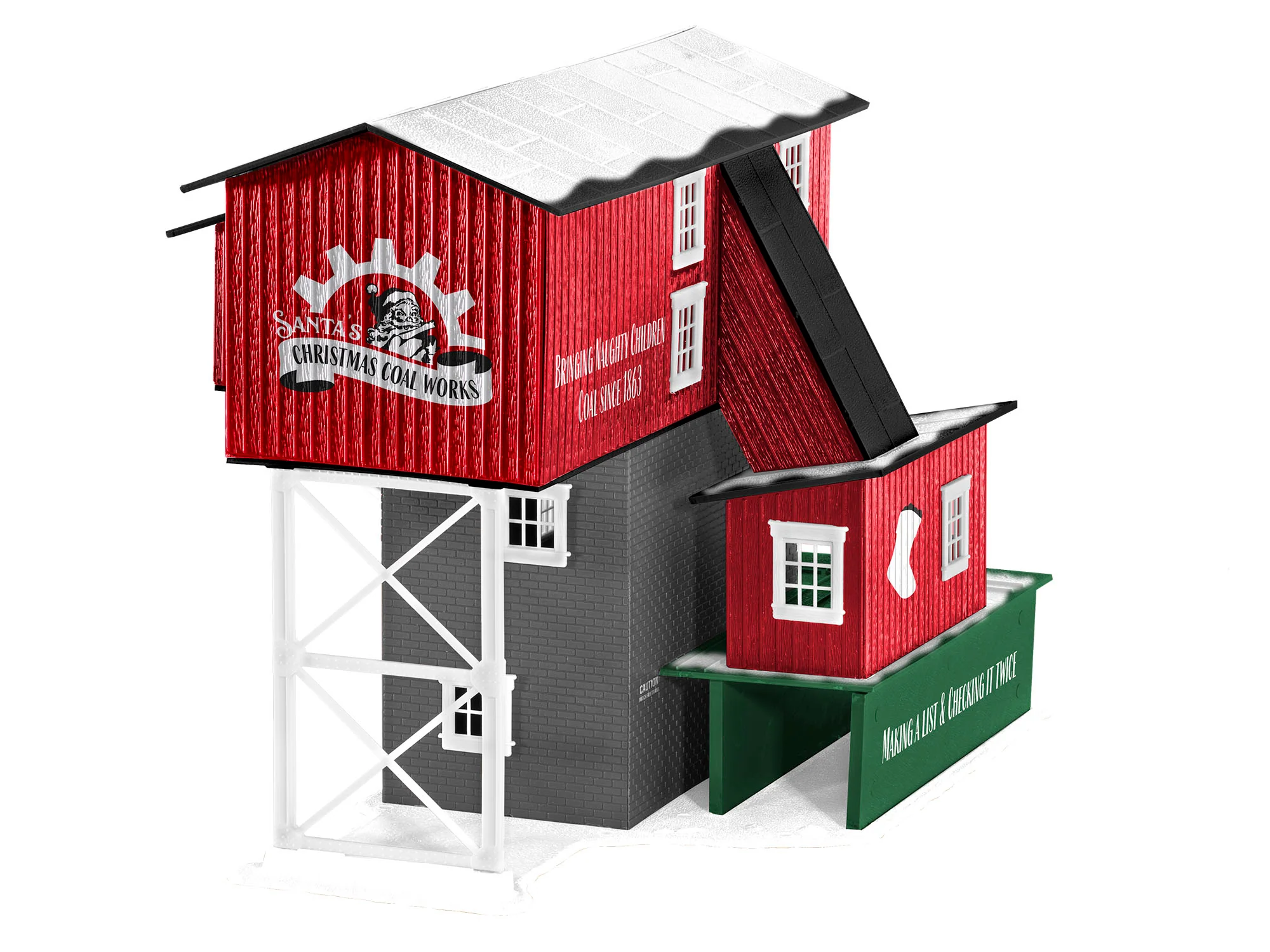 Lionel 2229320 - Coal Works Lighted Coaling Station "Christmas" - Image 3