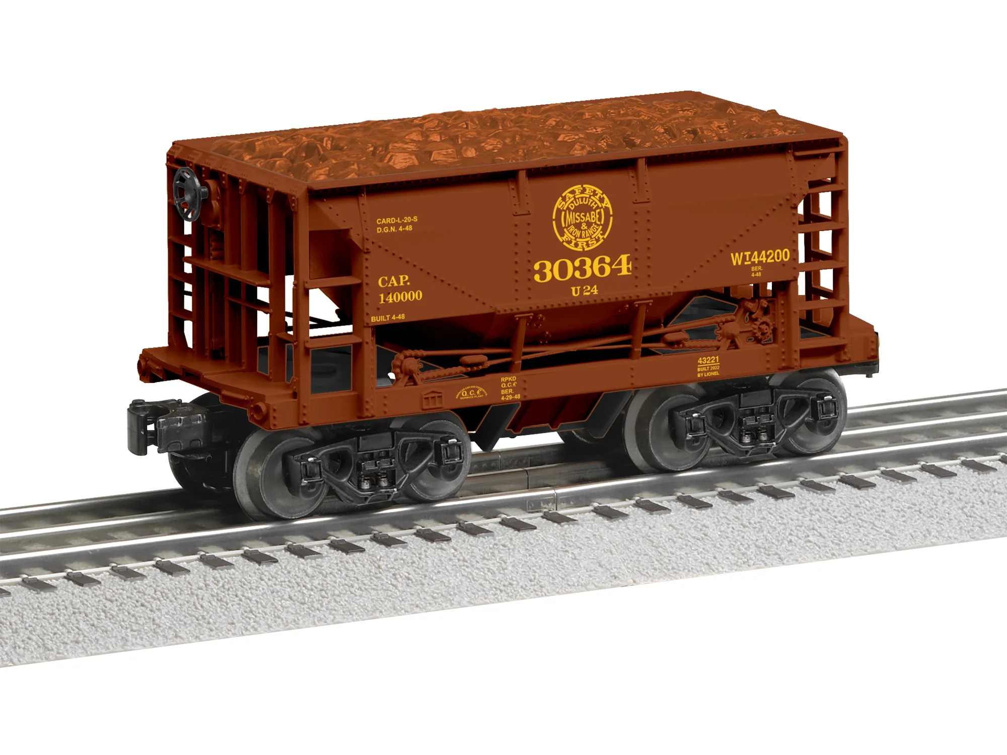 Lionel 2243220 - Ore Car Set "Duluth, Missabe & Iron Range" (6-Car) #1 - Image 5