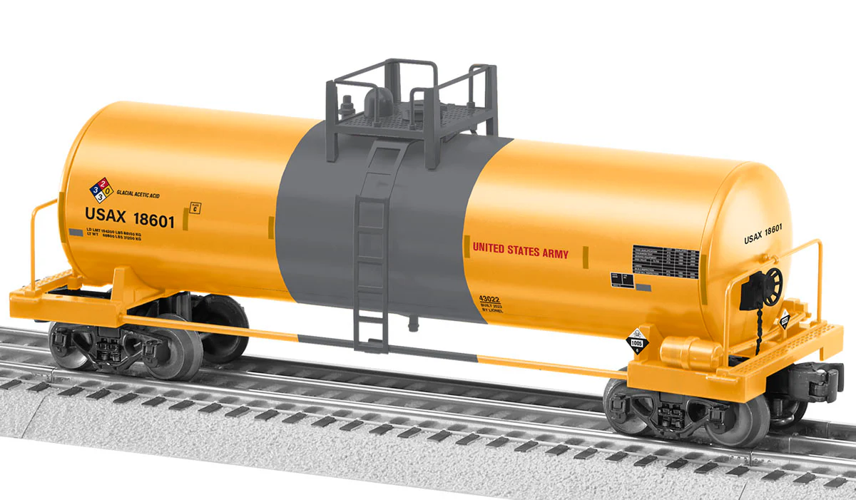 Lionel 2343022 - Unibody Tank Car "U.S. Army" #18601 - Image 4