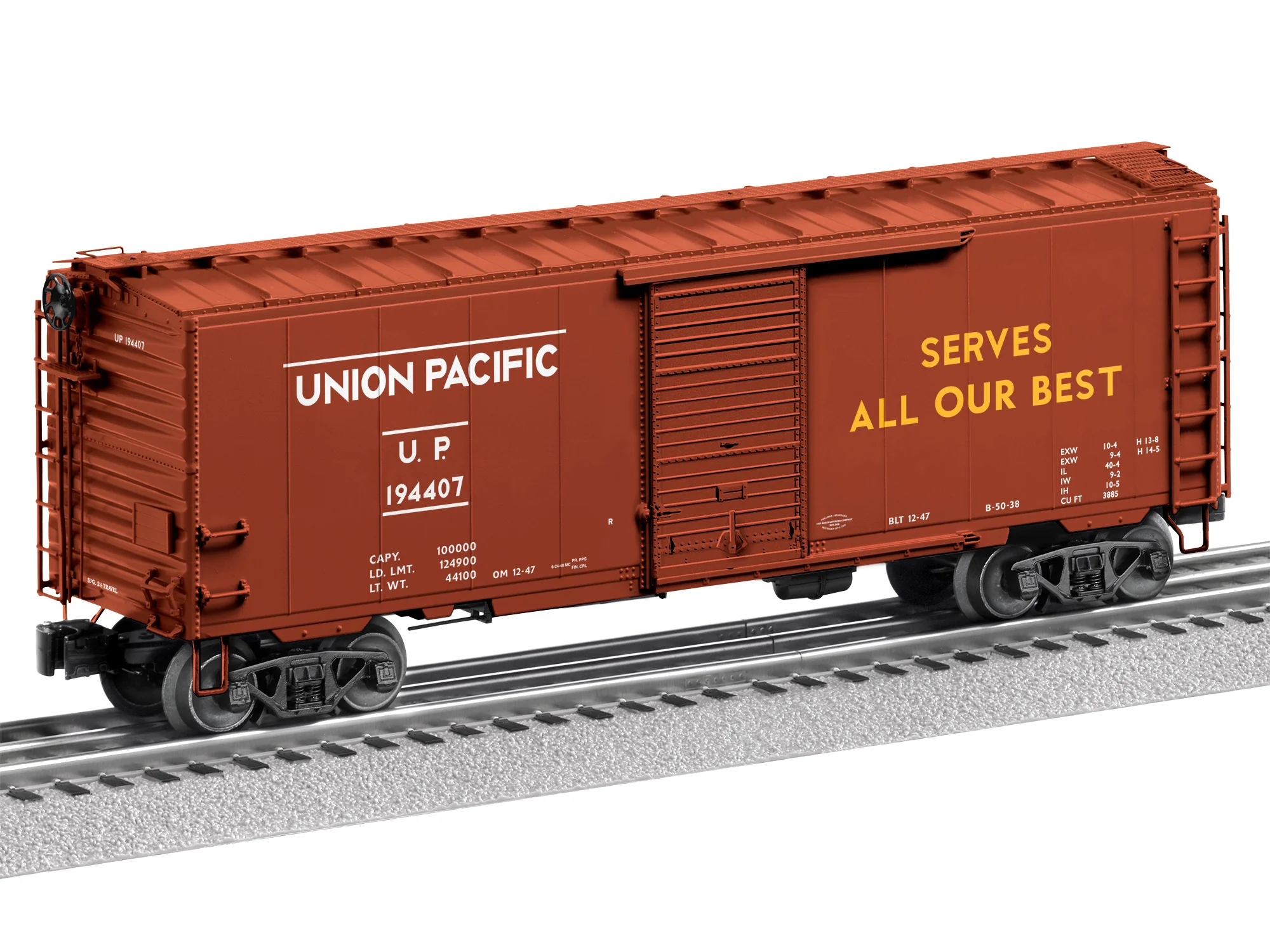 Lionel 2426070 - PatriotSounds PS-1 Boxcar "Union Pacific WWII" #194407 (All Engines of War) - Image 2