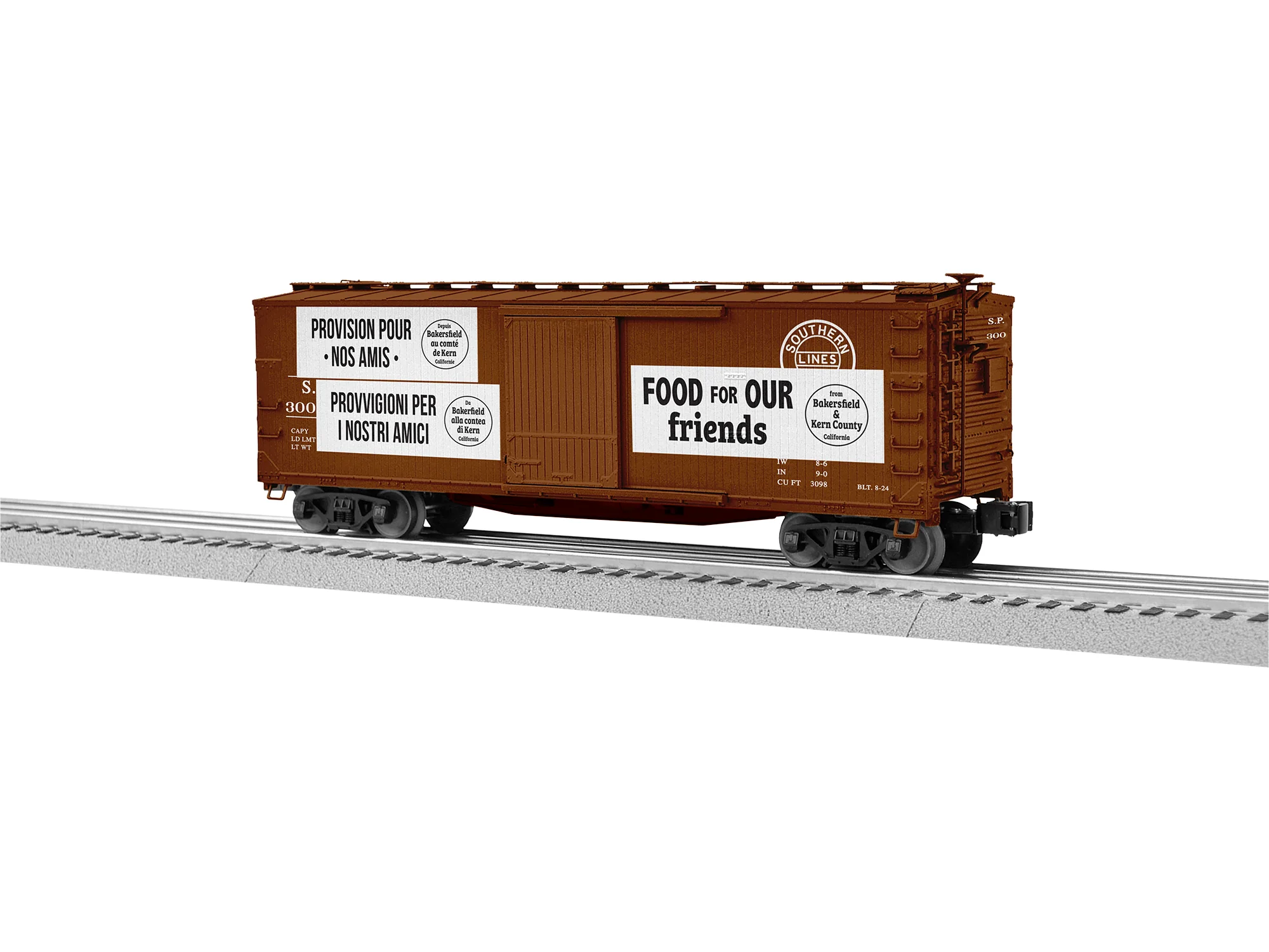 Lionel 2426220 - Double Sheathed Boxcar "Southern Pacific" #300 (Friendship Train) - Image 3