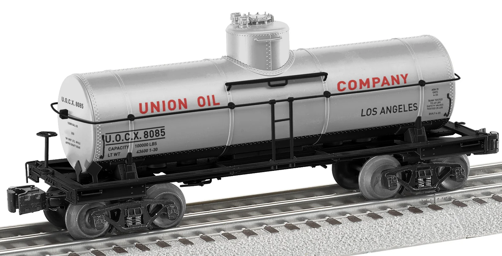 Lionel 2426590 - 8k Gallon Tank Car "Union Oil" #8085 - Image 3
