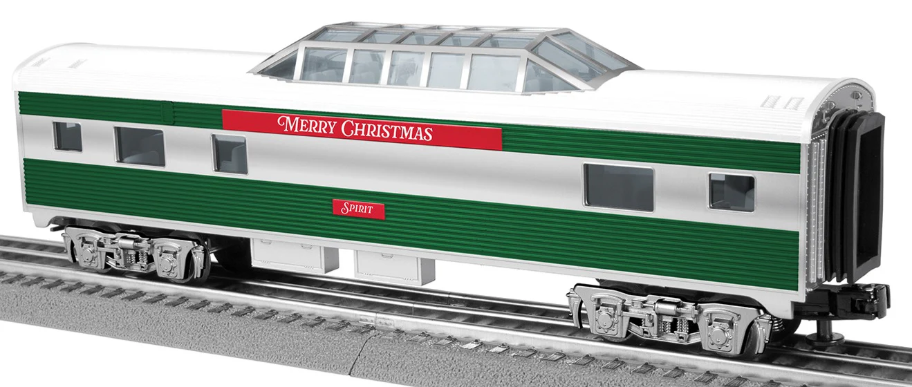 Lionel 2427920 - Streamlined Vista Dome Coach "Christmas" #Spirit - Image 2