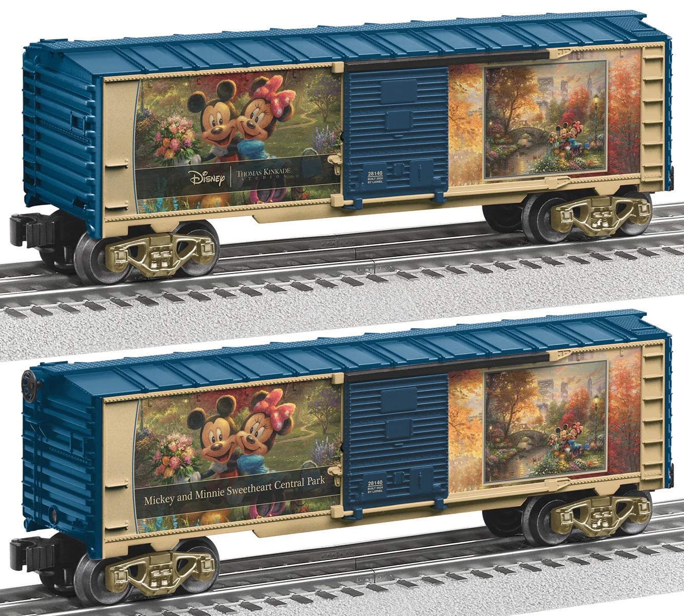 Lionel 2428140 - Thomas Kinkade / Disney - Mickey & Minnie Sweetheart Central Park Boxcar - Image 2