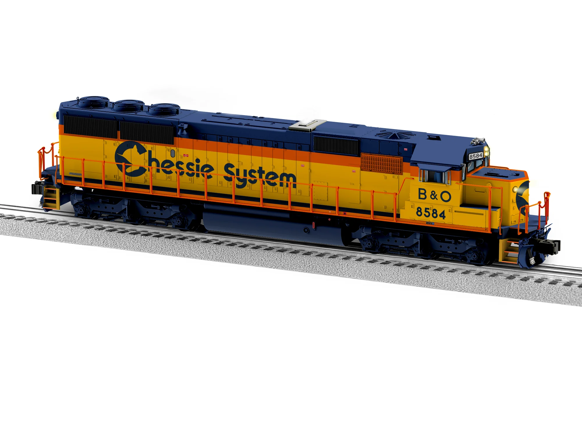 Lionel 2433232 - Legacy SD50 Diesel Engine "Baltimore & Ohio" #8584 (Chessie System) - Image 5