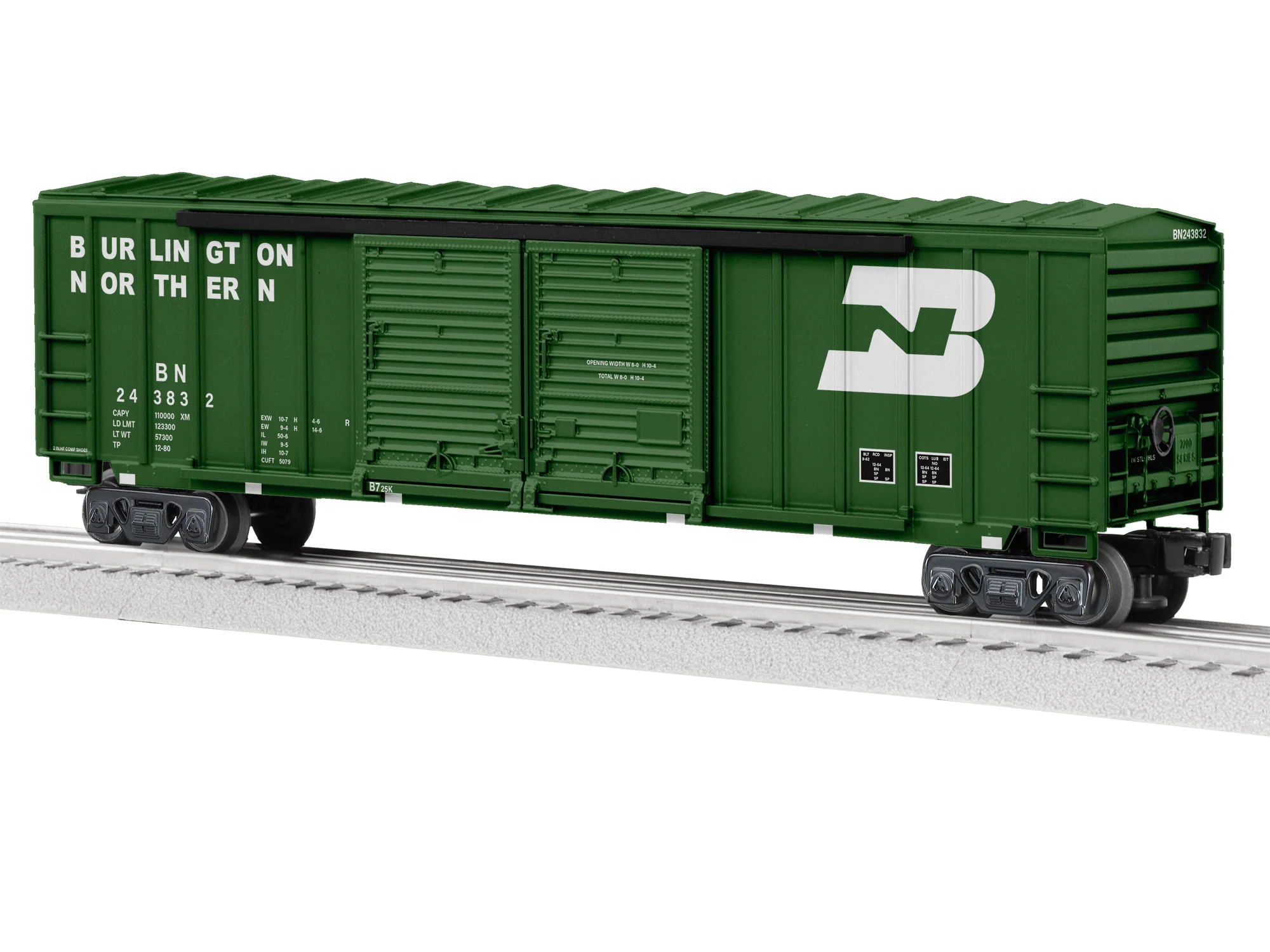 Lionel 2443001 - Double Door Boxcar "Burlington Northern" #243832 - Image 4
