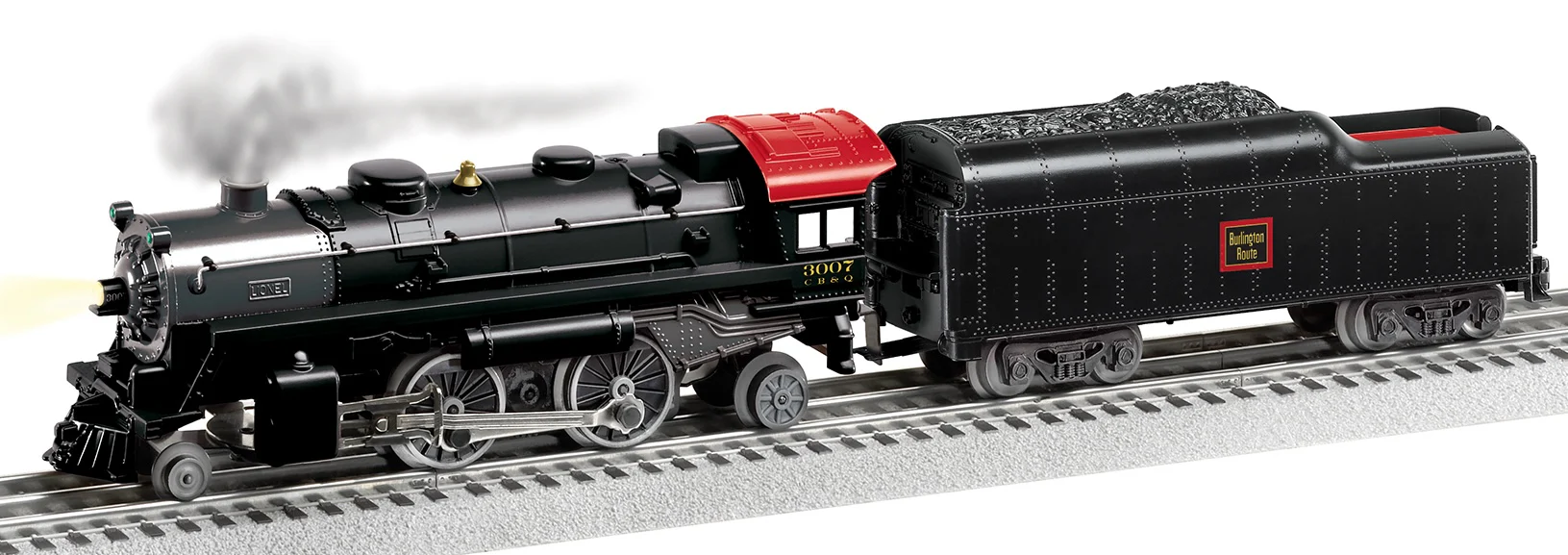 Lionel 2445030 - LionChief 2-4-2 Steam Locomotive "Burlington" #3007