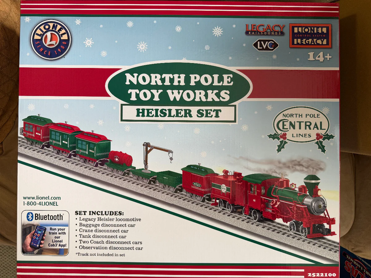 Lionel 2522100 - Legacy Toy Works Heisler Set "North Pole Central" - Image 5