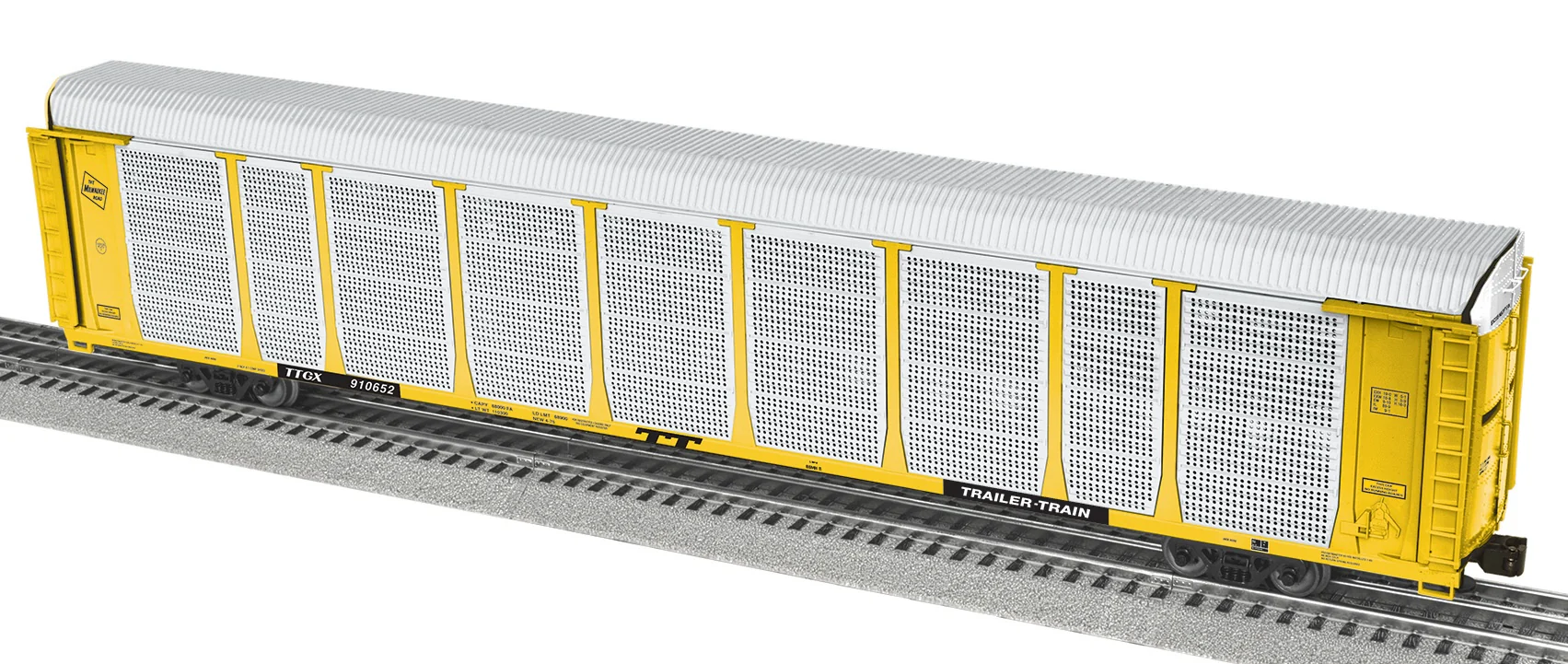 Lionel 2526500 - Autorack "Milwaukee Road" #910652 - Image 3