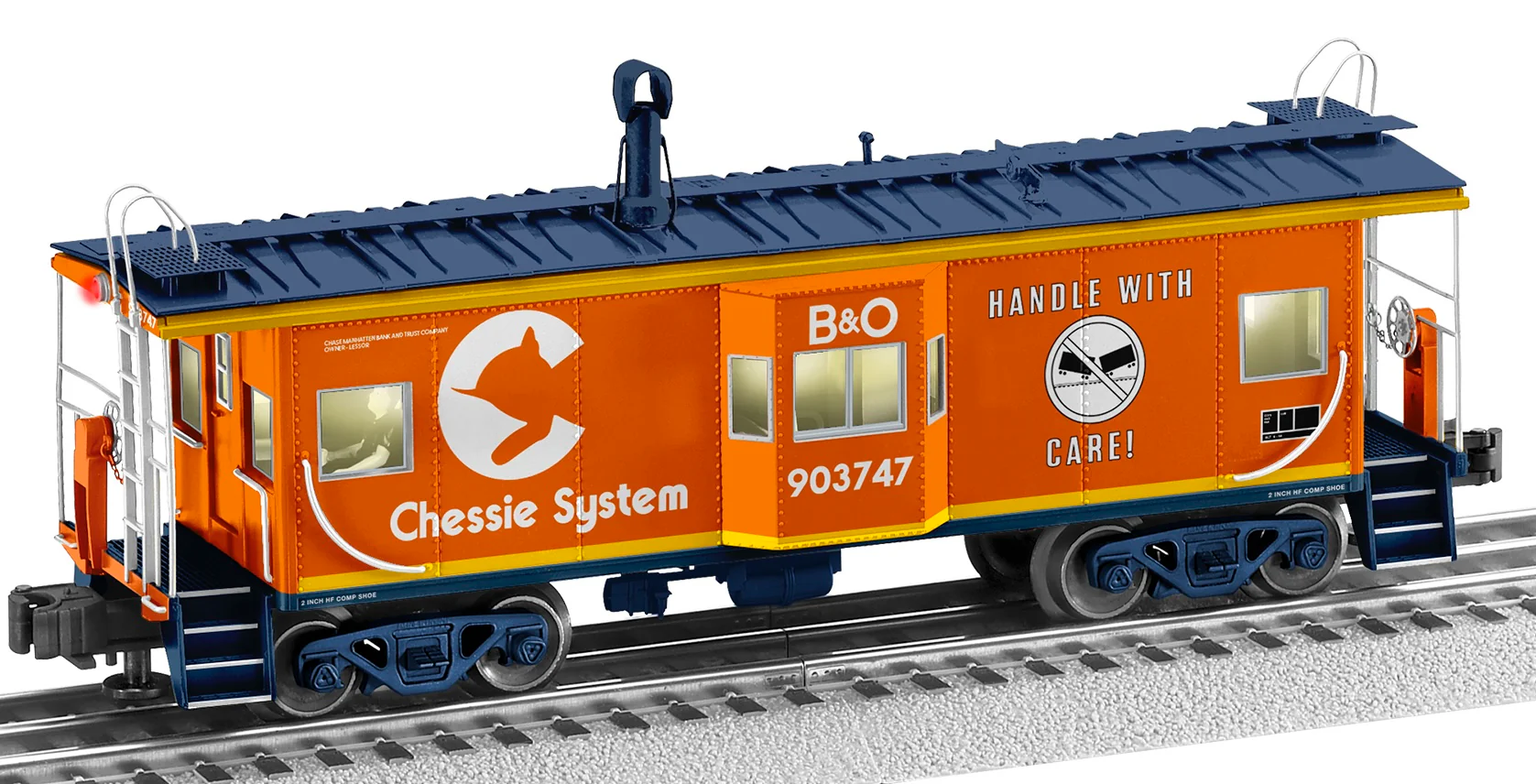 Lionel 2526710 - Bay Window Caboose "Chessie System" #903747 - Image 4