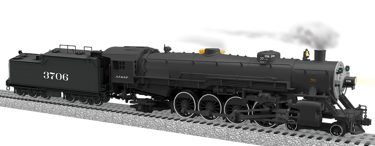 Lionel 2531200 - Legacy Mountain Steam Locomotive "Santa Fe" #3706 (Brass Tender) - Image 6